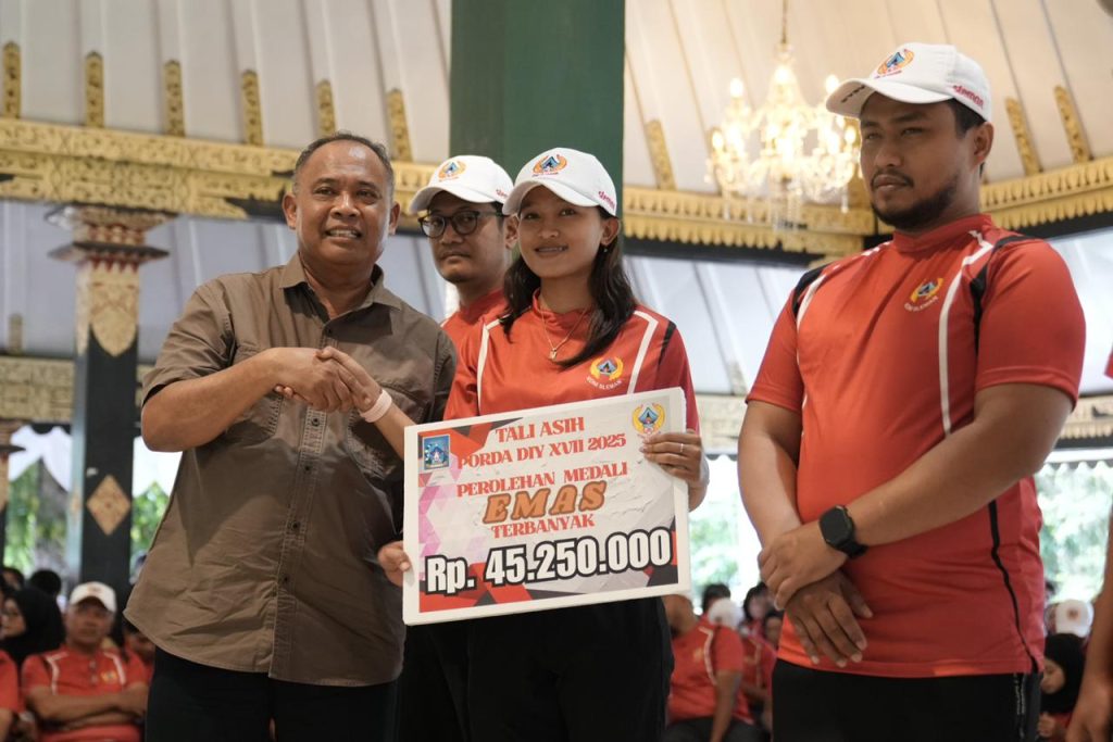 Pemkab Sleman Beri Apresiasi Atlet – Atlet Berprestasi di PORDA dan PEPARDA DIY 2025